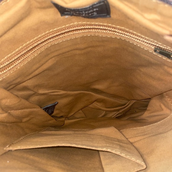 American Darling Cross Body Hand Tooled Saddle Blanket Genuine Leather Bag - Picture 7 of 8